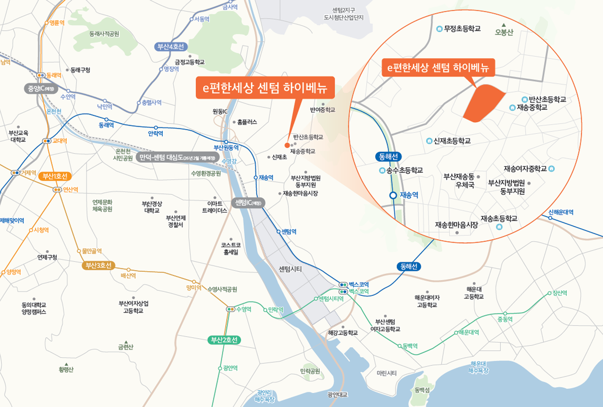 입지 환경 지도